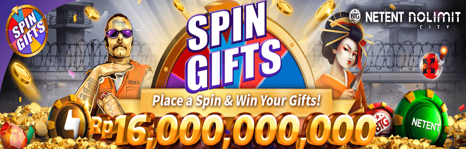 NLC, NE, BTG – Spin Gifts Promotion